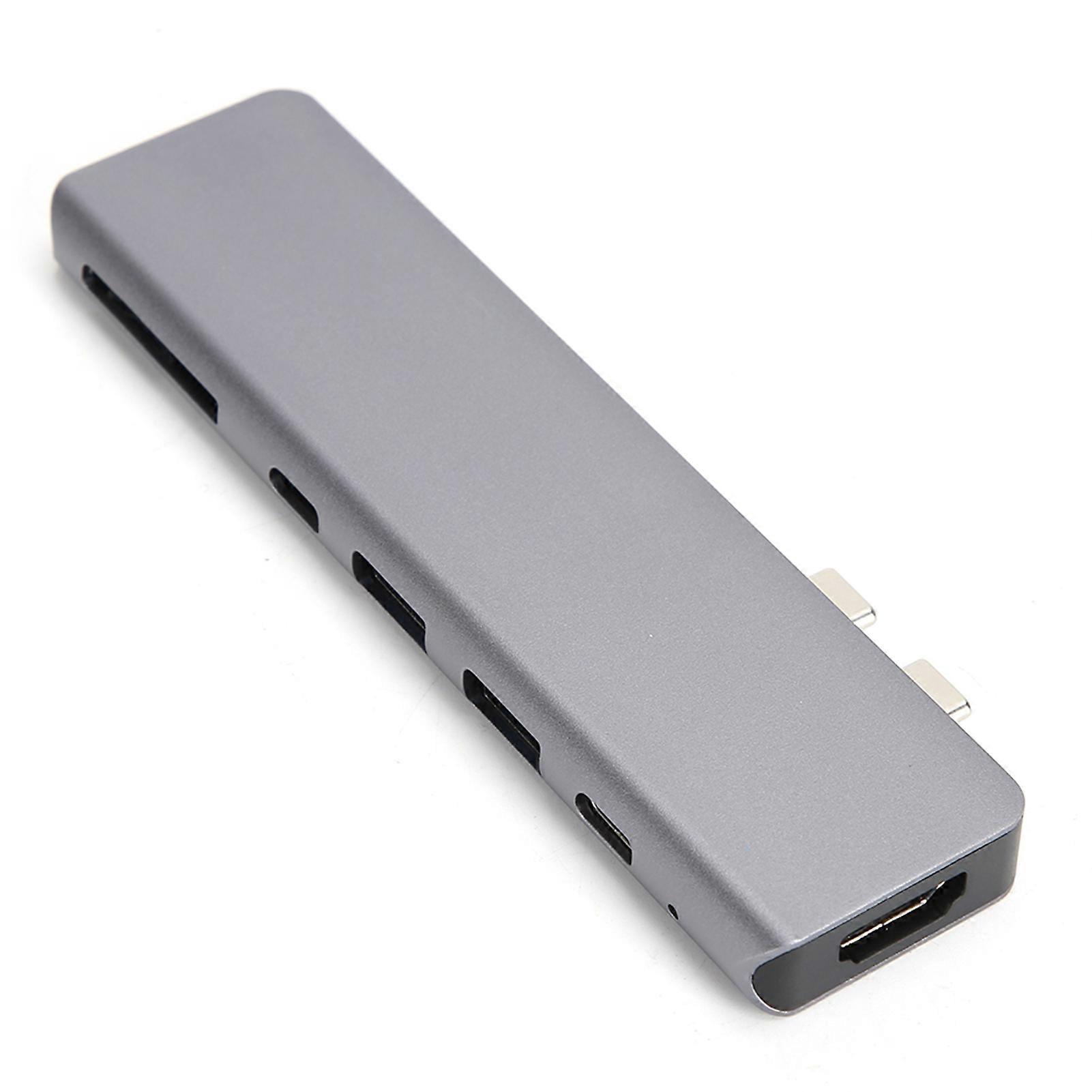 7in2 Hub 2 USB3.0 PD Charging TF Memory Card TypeC Reader Adapter