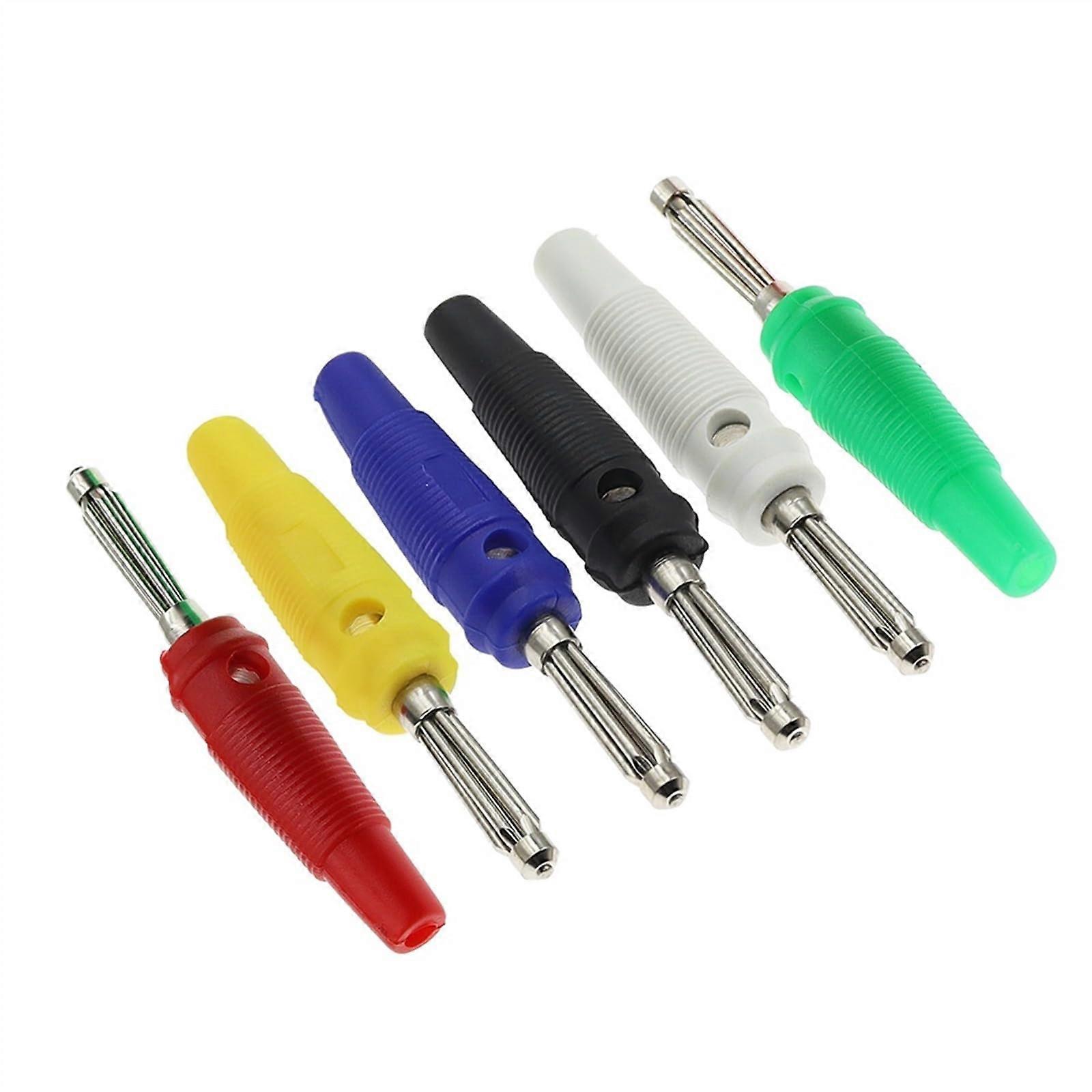 4MM Banana Audio Speaker Connectors 5PCS Red Amplifier Speaker Binding Posts for Cable Terminals