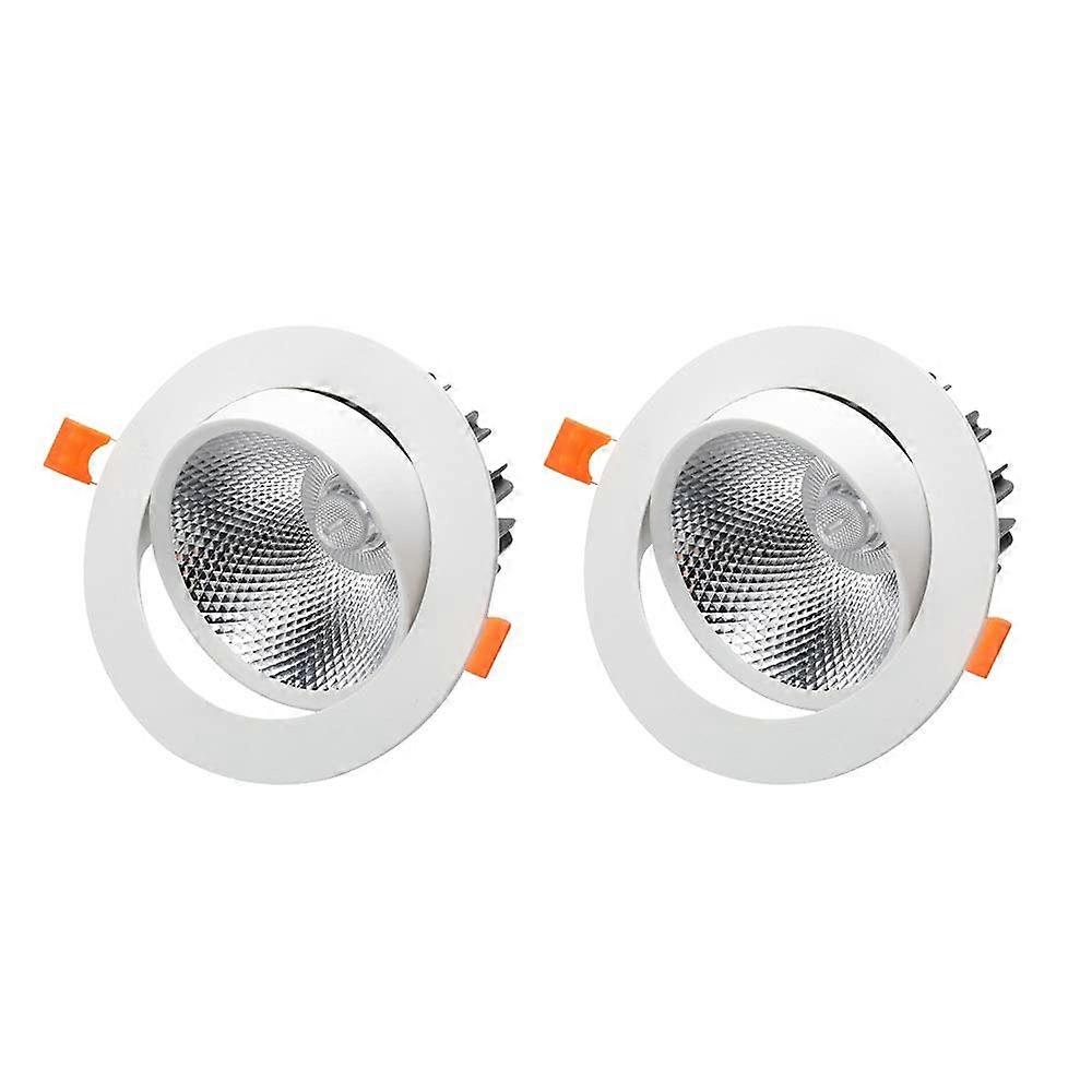 Spot Lamp LED Ceiling Spotlight Recessed Lighting Fitting Adjustable Round Fixture White