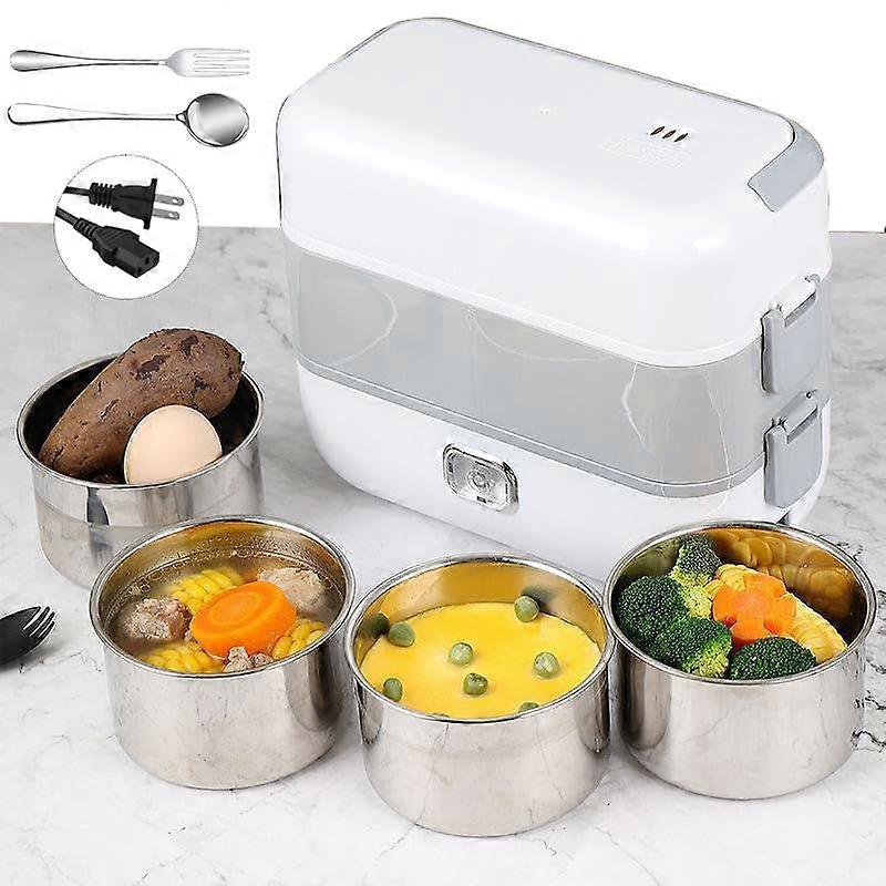 Electric lunch box, 200W removable heated boxes lunch for working men, 2L capacity