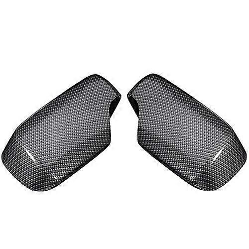 Side Mirror Covers 1 Pair For BMW E46 1998-2005 Carbon Fiber Pattern
