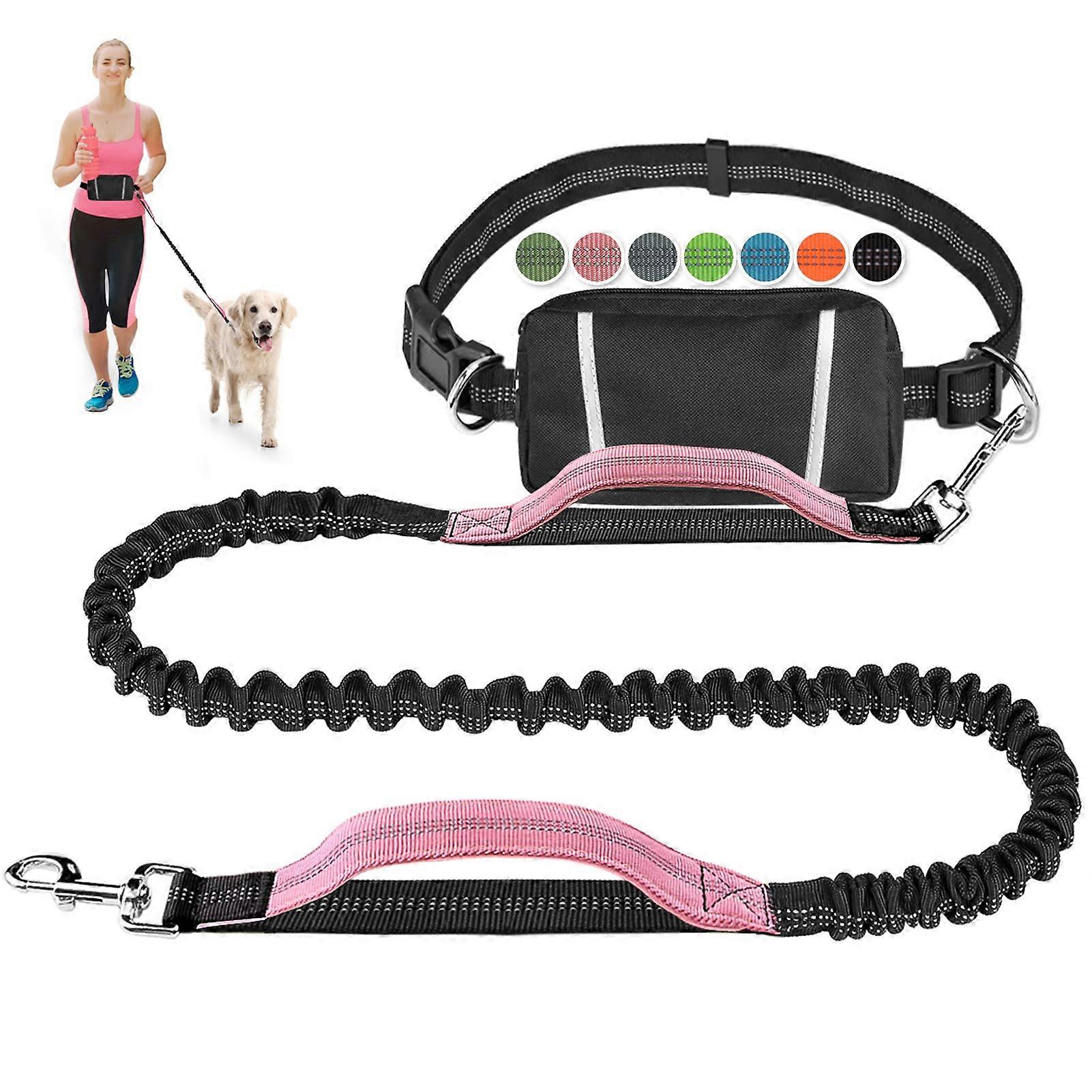 Hands Free Dog Passing Bungee, Removable Dog Working Waist, Walking Running Training with Middle to Large Dogs