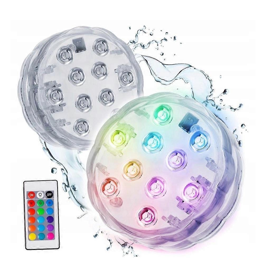 2x Led Pool Lamp For Jacuzzi Spa Rgb Lamp