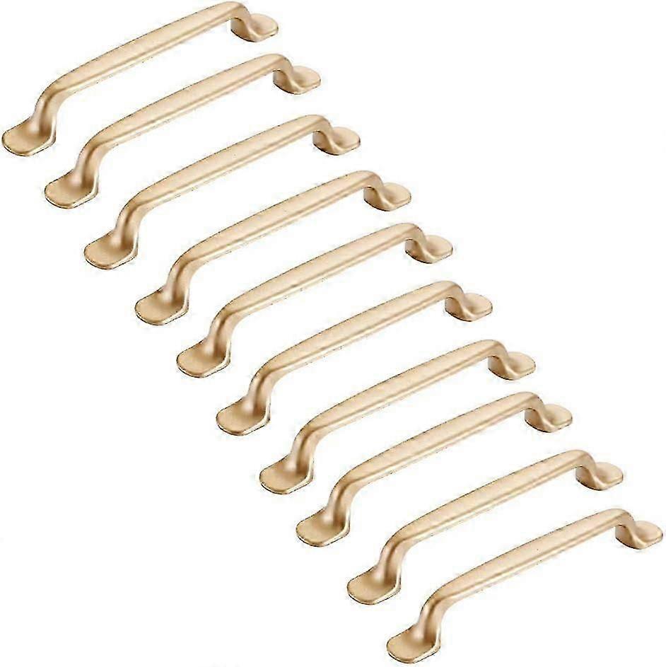 10 ピース ゴールデン キャビネット ハンドル 128mm- キッチン家具ハンドル キャビネット ハンドル キッチン ハンドル - 2025-ss