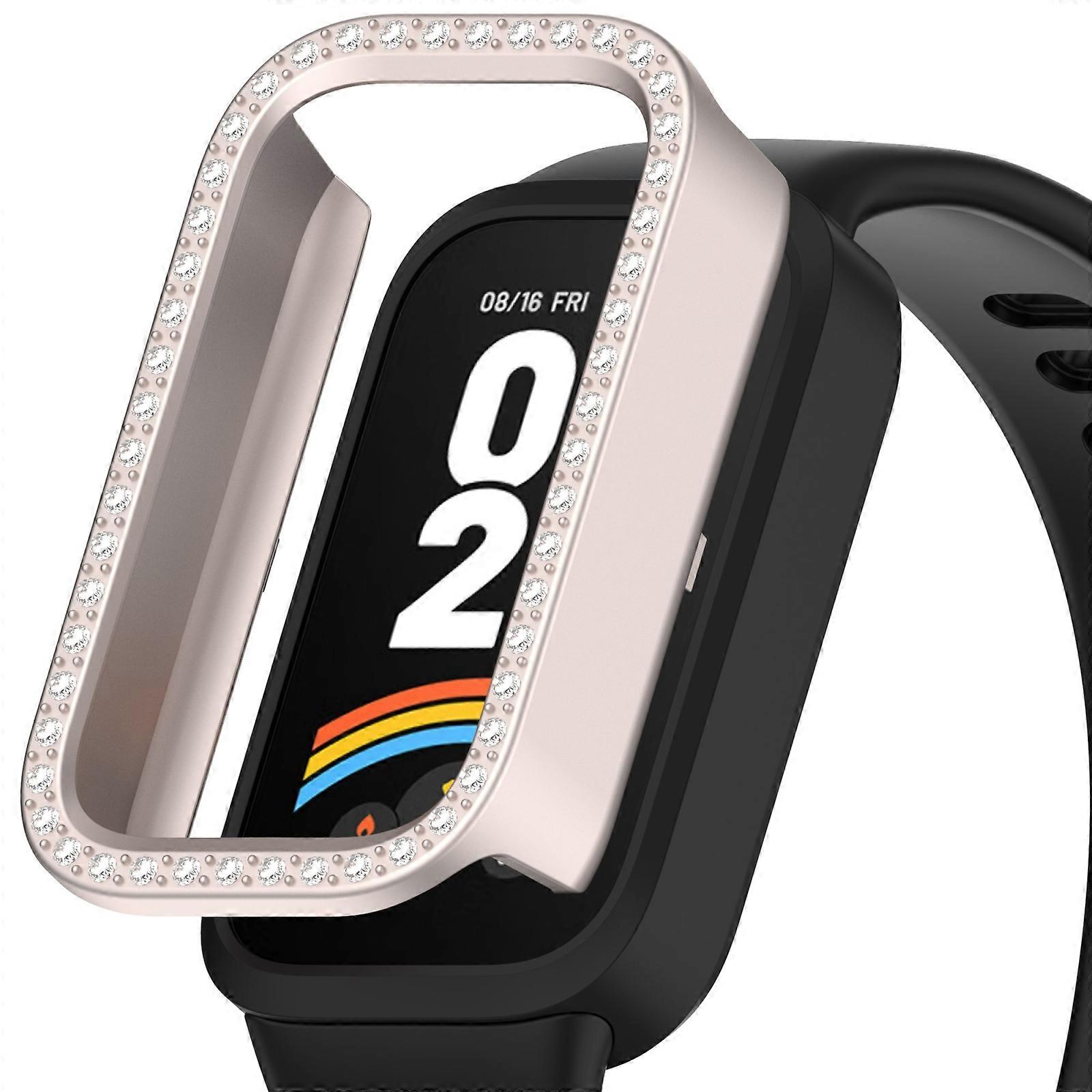 Diamond PC Half Coverage Watch Protective Case For Xiaomi Smart Band 9 Active