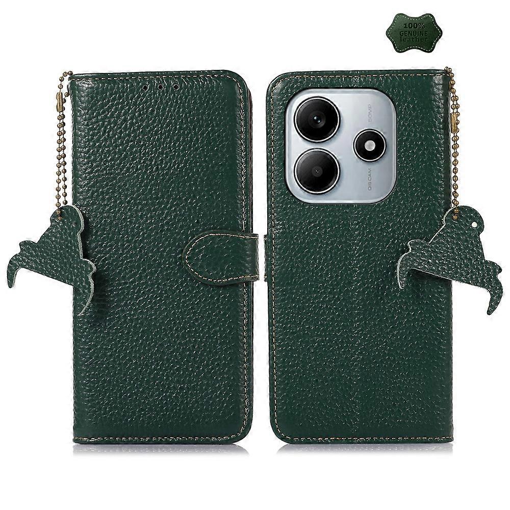 Leather Litchi Texture RFID Leather Phone Case