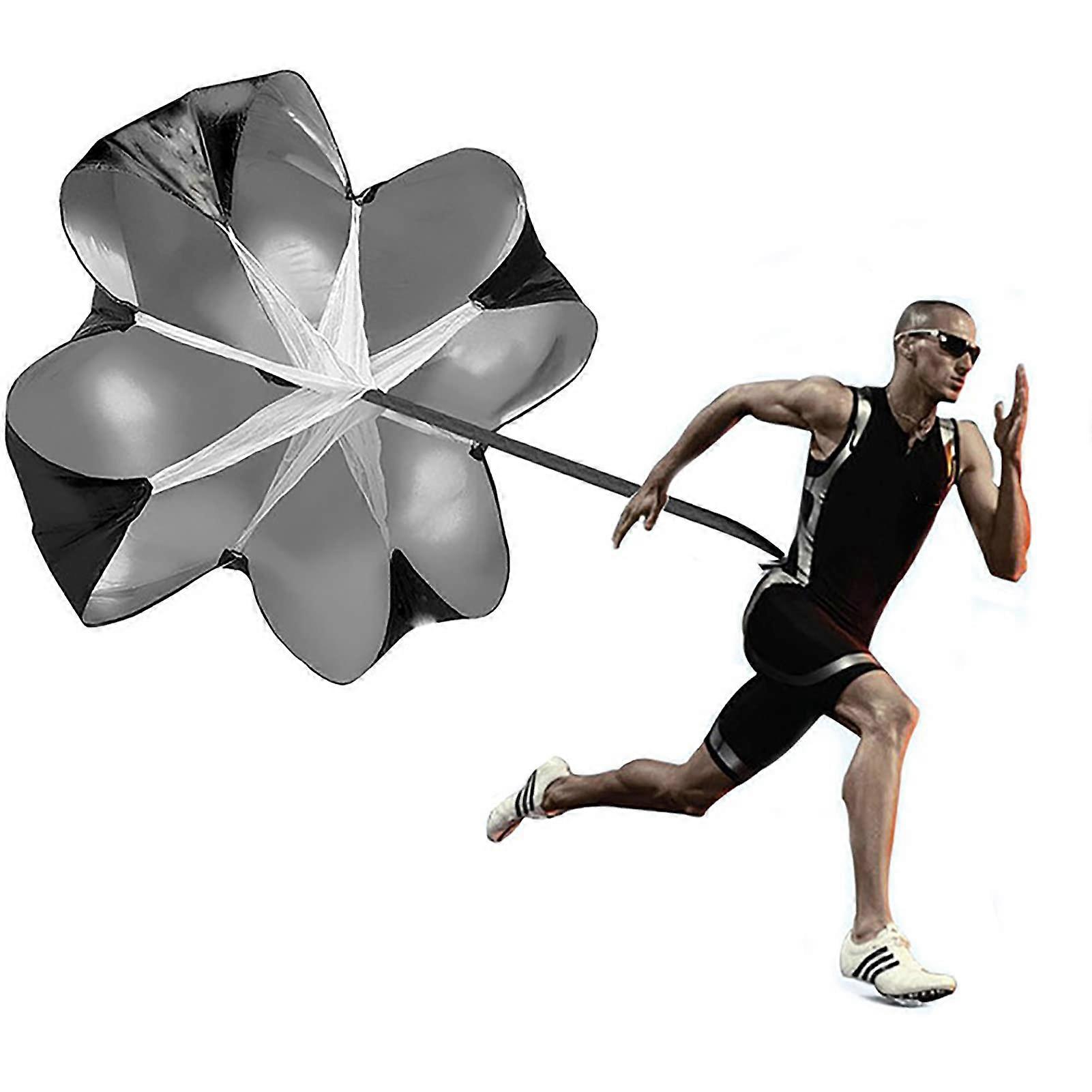 Resistance Parachute Resistance Parachute, Track Field Deceleration Training Running Drag Chute, with Adjustable Strap, for Sprint Training