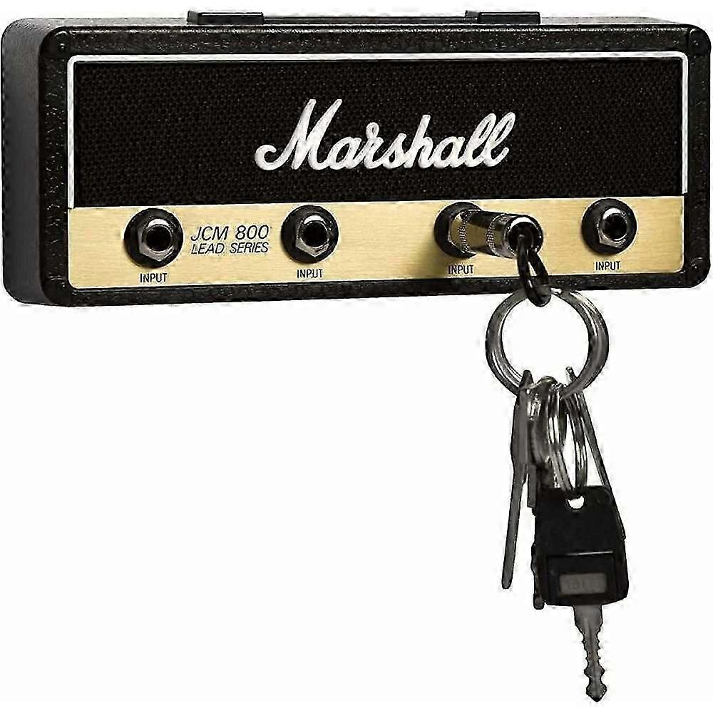 4 Marshall - inspired guitar keychains with easy - install wall bracket