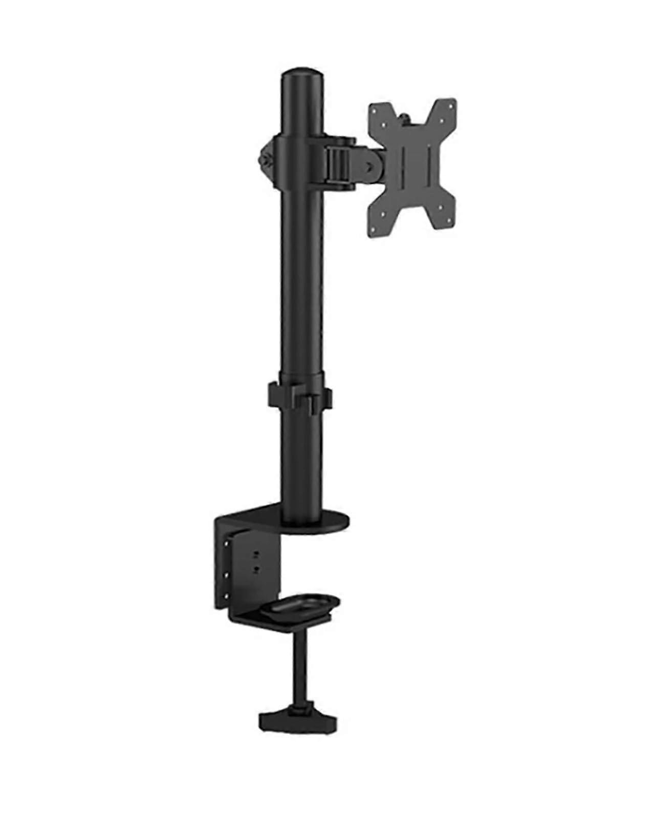MD6401 Desktop Clamping 360 Degree Single Monitor Stand 10'-27' LCD LED Monitor Mounting Arm Holds 9.9kg per Head