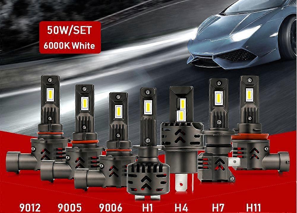 /HL ZES Chip H1 H4 H11 H7 LED Ice Bulbs for Car Headlights HB3 9005 HB4 9006 H11 LED Fog Lamp 6500K Motorcyle Lamps H4 LED Bulbs