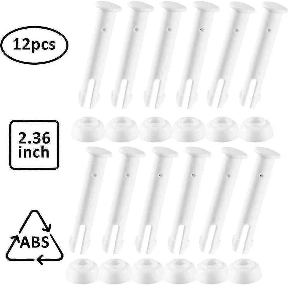 Pin Cotter Pin For Intex Frame Pool,plastic Pool Connector Pins (12 Pcs) For Intex 10ft-12ft Round Metal Frame Pools