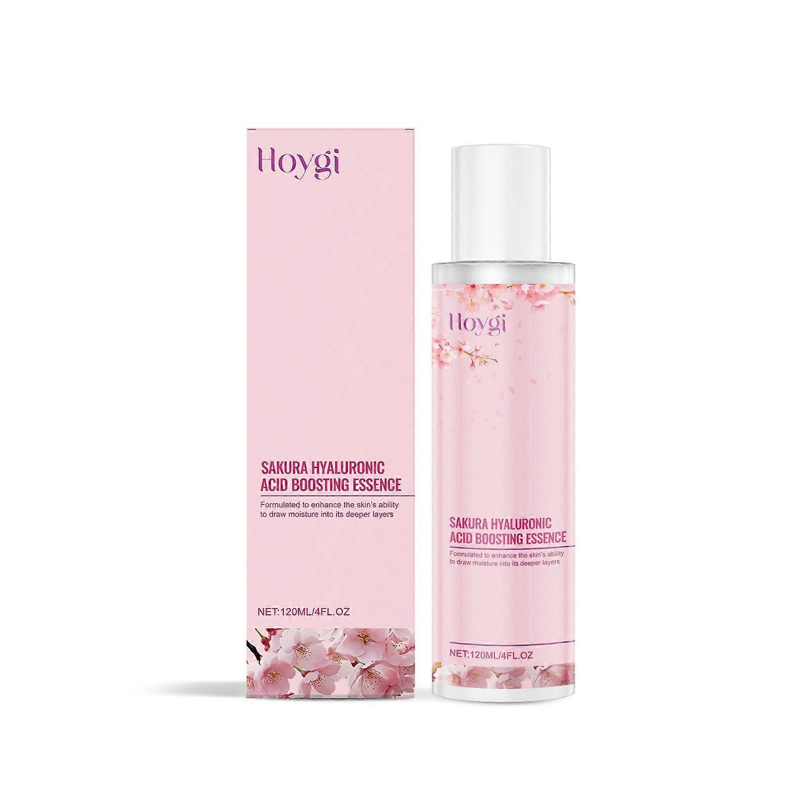 Sakura Hyaluronic Acid Boosting Essence - Ultra Hydrating Facial Moisturizer - Skincare for Tightening, Firming, Anti Aging, Instant Glow