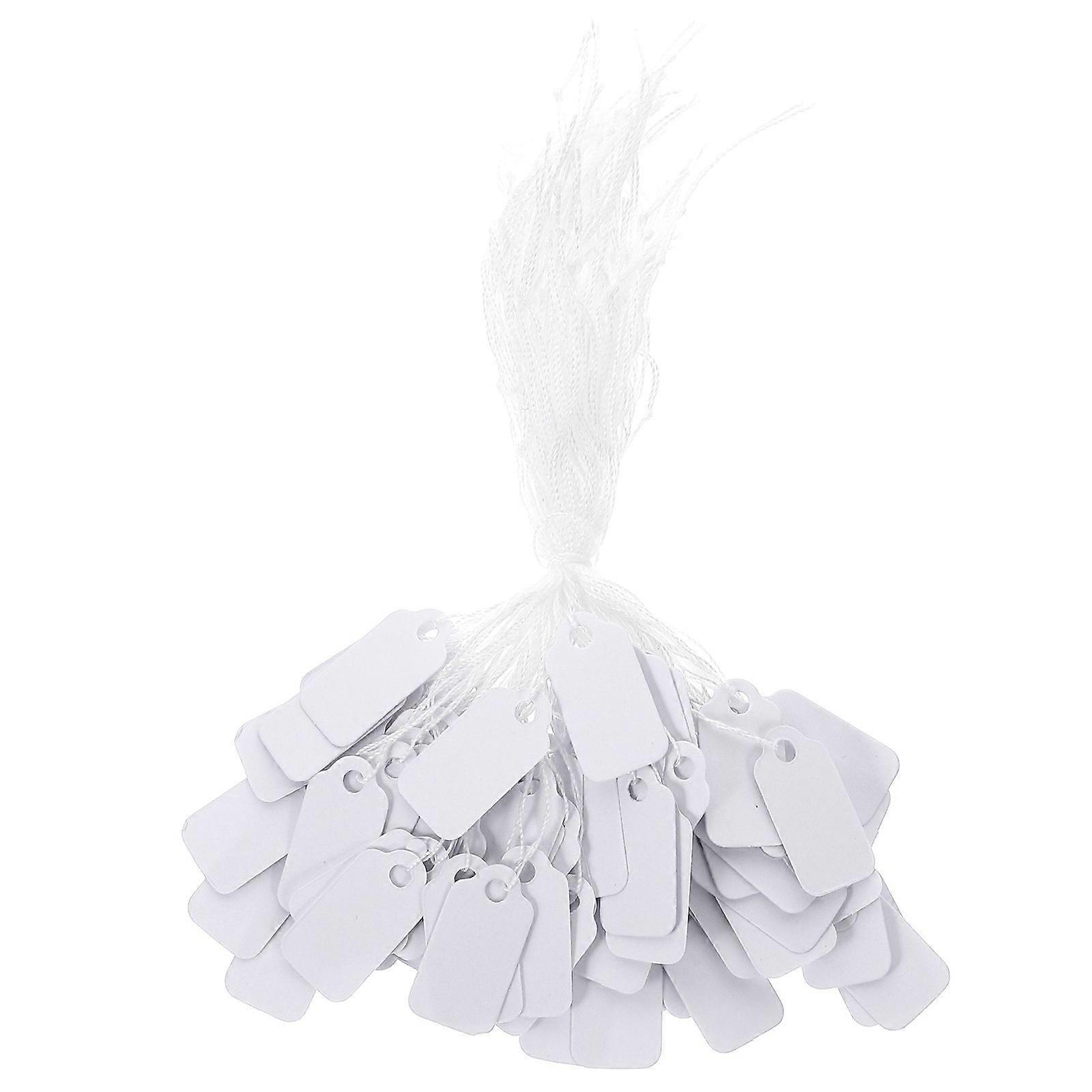 300Pcs Price Tags with String Jewelry Price Tags Blank Price Tags Clothing Price Tags