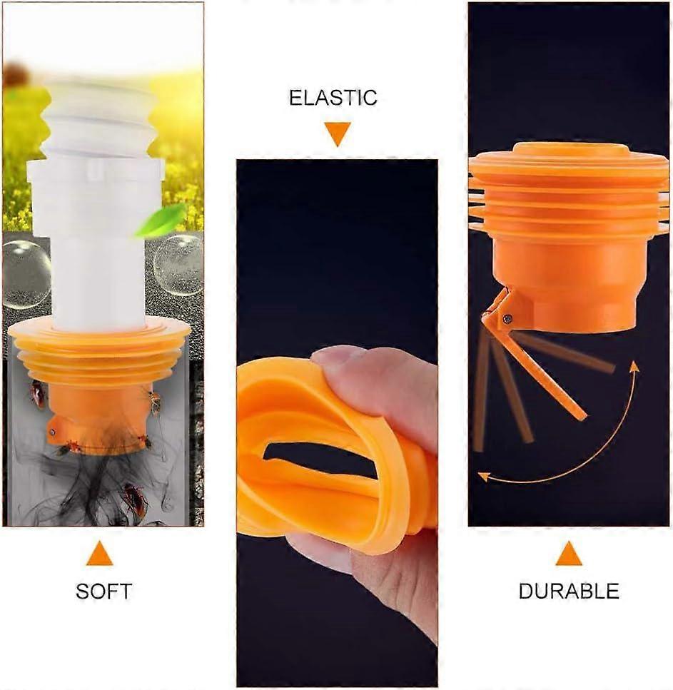 Drainage Anti-Reflux Silicone Odor Proof Drain Trap Drain Trap Sewer Pipe Sealant for Household Washing Machine