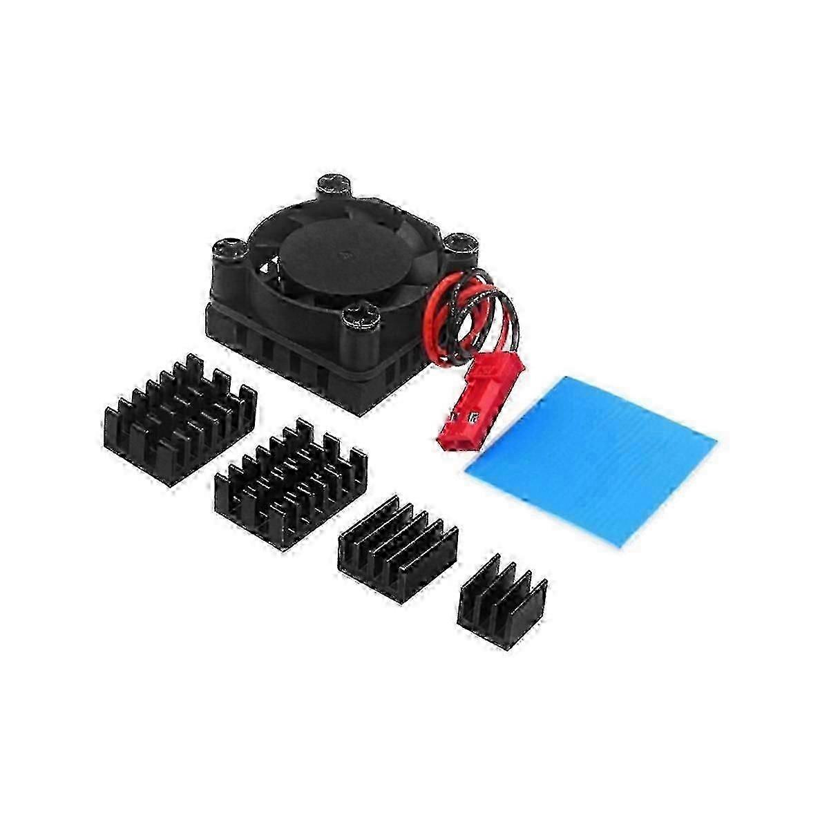 For 5 Plus Cooling Fan Active Heat Dissipation with Thermal Pads for 5 Plus Board Qhzl A-G