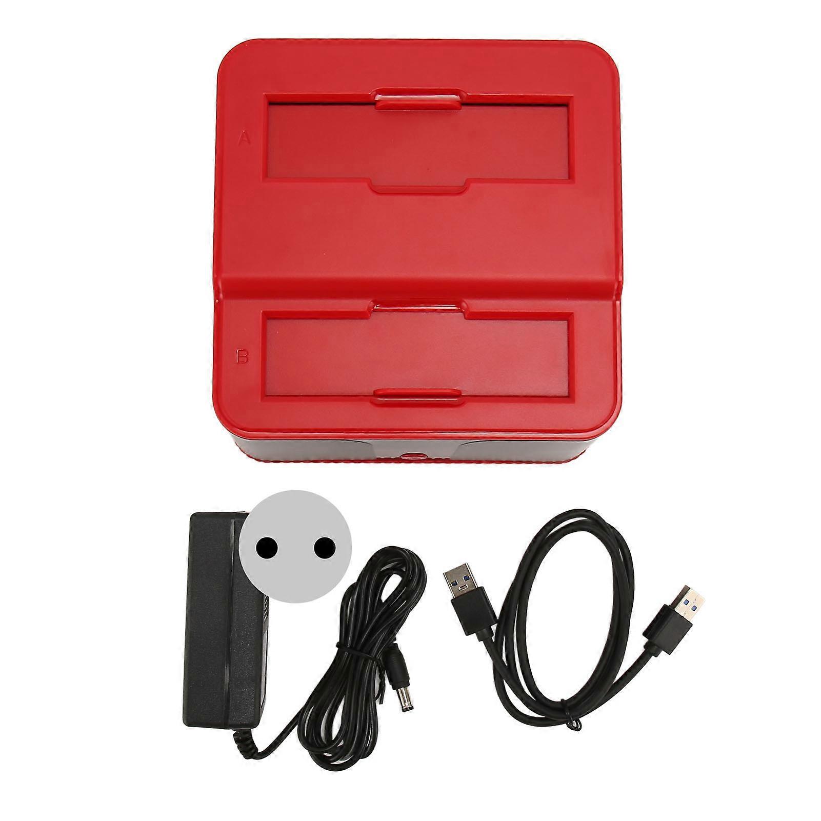 Docking station esterna da USB 3.0 a dock per unità a doppio alloggiamento con clone offline per unità SSD HDD SATA da 2,5 3,5 pollici