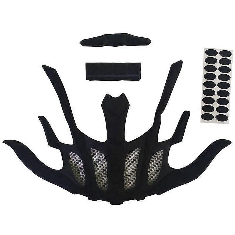Sykling Hjelm Pads Forseglet svamp sykkel Hjelm av indre pads beskyttelse Hjelm polstring sykkel hjelm pads-SK-206, svart