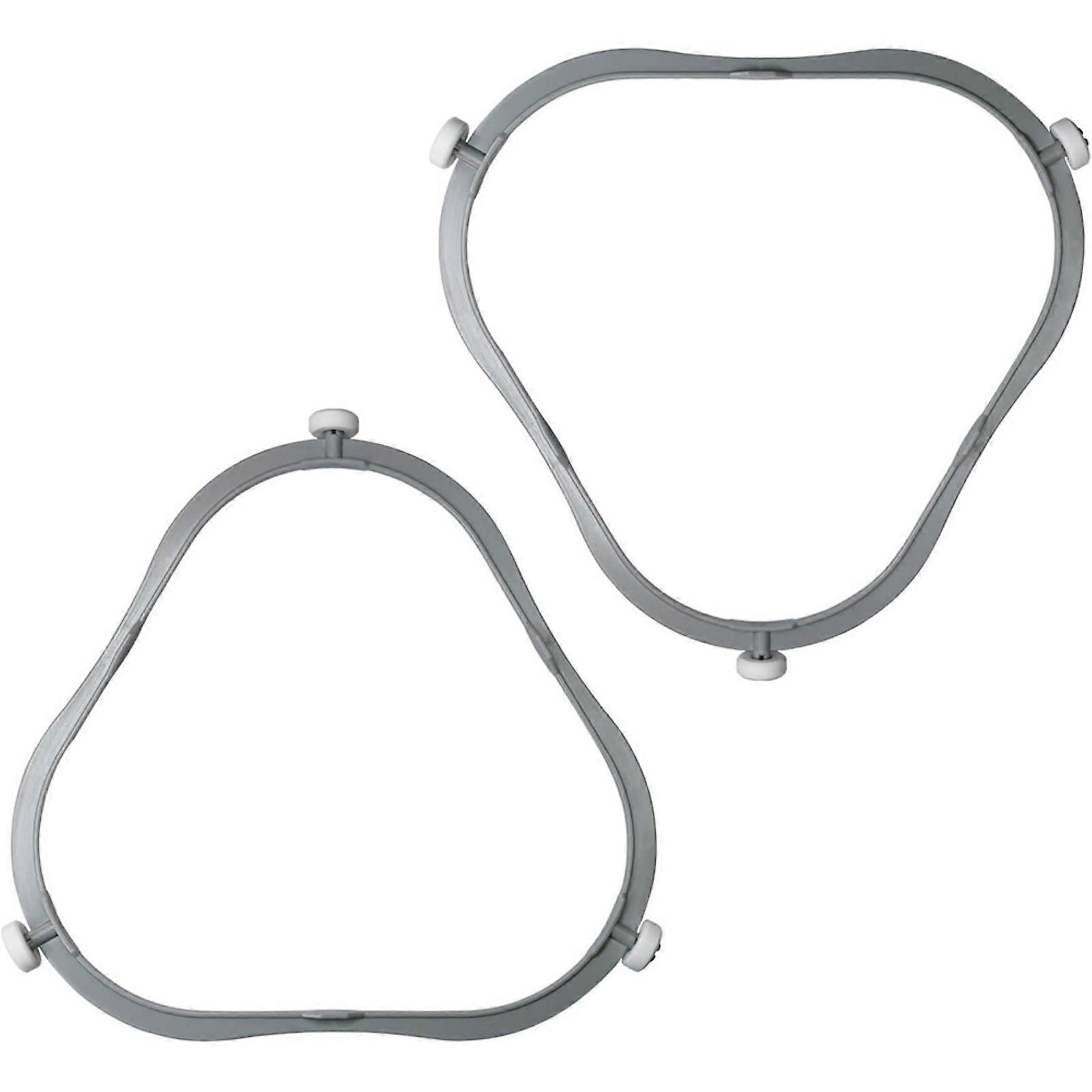 2 Pack High Temperature Resistant Microwave Plate Support Rings Turntable Support Perfect for Consistent Cooking Result