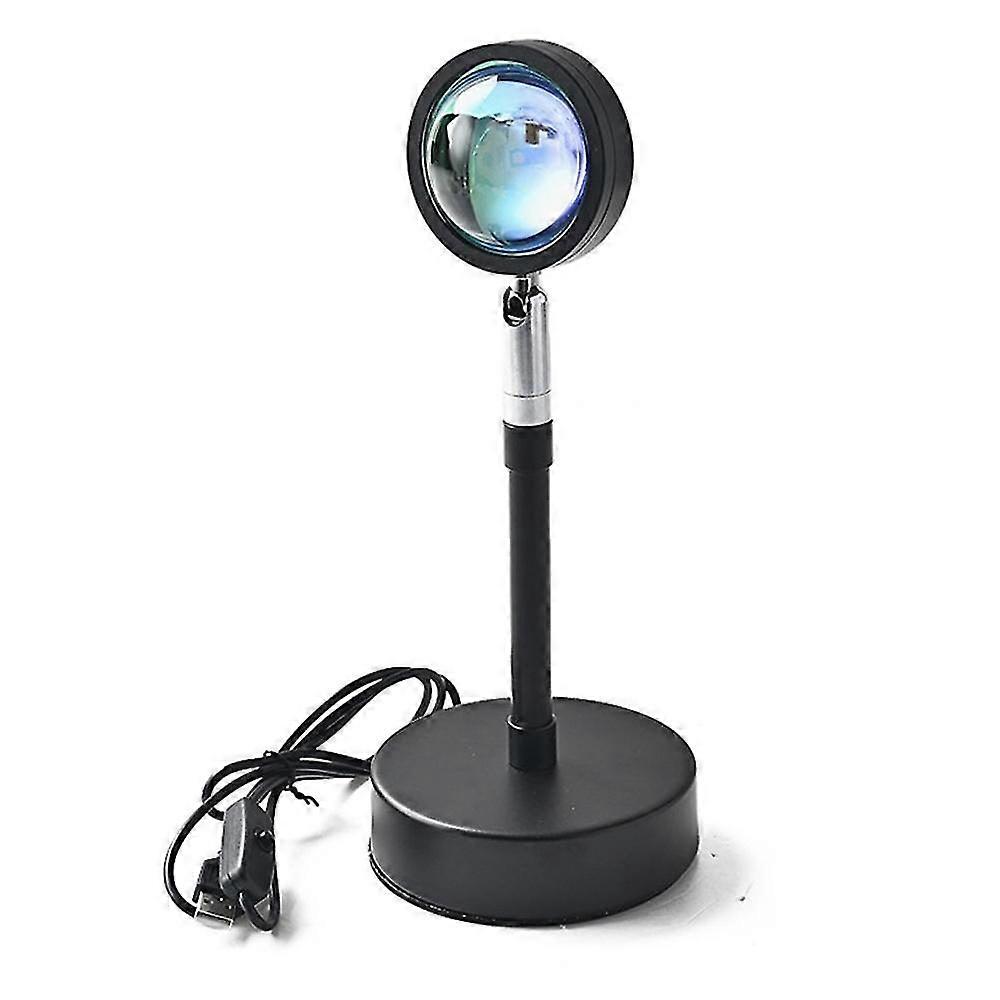 Colorful Sunset Projector Lamp - LED Night Light for Bedrooms & Parties with Remote Control & Adjustable Angles