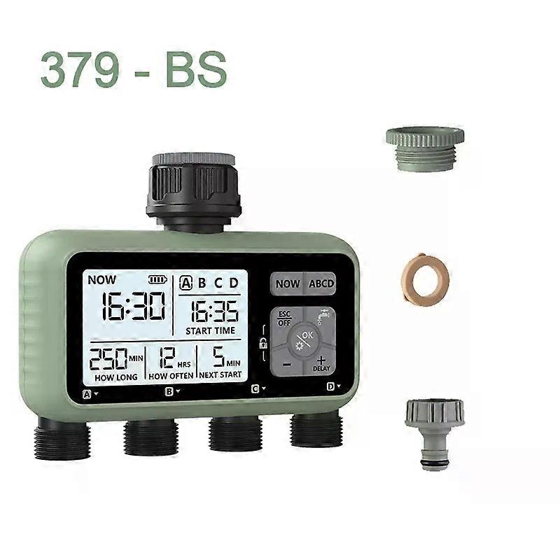 Eshico HCT-379 Outdoor Garden Smart 4 out irrigation timer Four independent interfaces for easy installation of garden tools