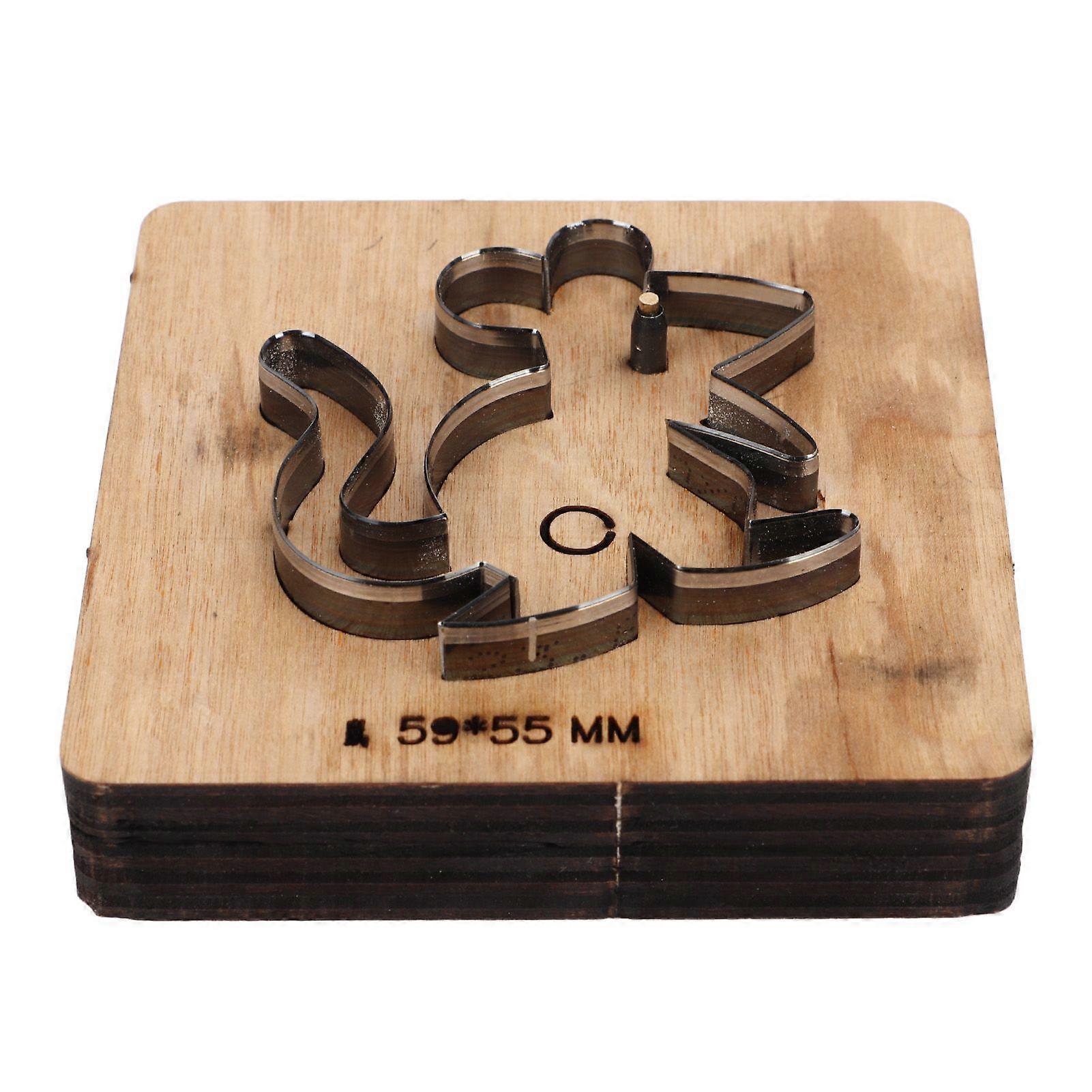 Molde de corte de faca de corte em forma de mouse de alta qualidade 59 * 55 mm (2,32 polegadas * 2,17