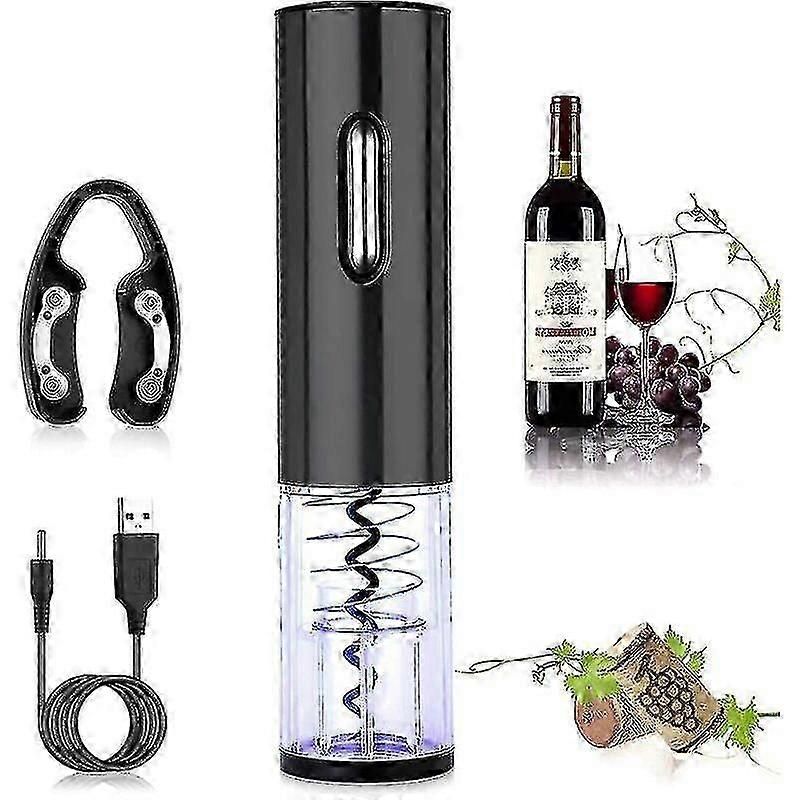 USB Rechargeable Electric Corkscrew Automatic Wine Bottle Opener