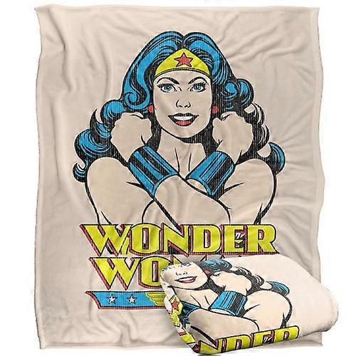 Wonder Woman Pose Blanket