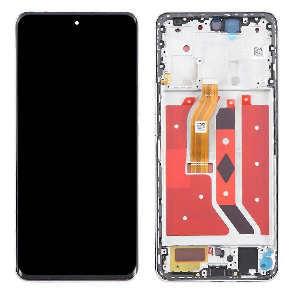 For Honor X9b 5G OEM Grade S AMOLED Screen and Digitizer Assembly + Frame (Without Logo)Gold