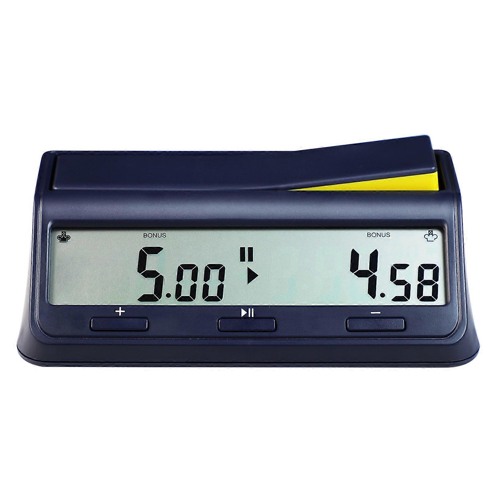 LEAP Chess Clock Digital Chess Timer Count Up Down with Bonus Delay and Alarm Function for Professional Chess Board Game