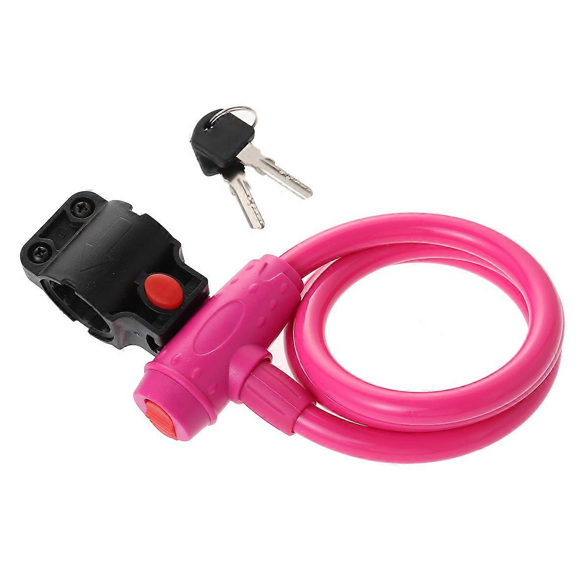Bike Cable Lock, Suitable for Indoor and Outdoor Use, Scratch Protection
