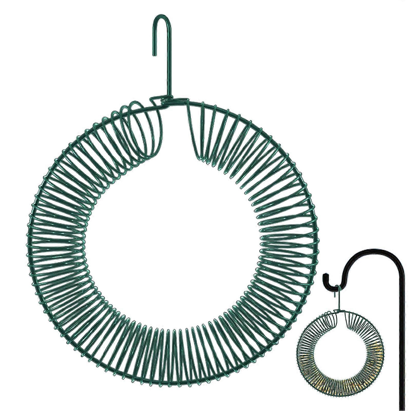 Bird Feeder Station With Hook, Large Capacity, Rust-Resistant, Squirrel-Friendly, Multi-Purpose Dispenser For Garden