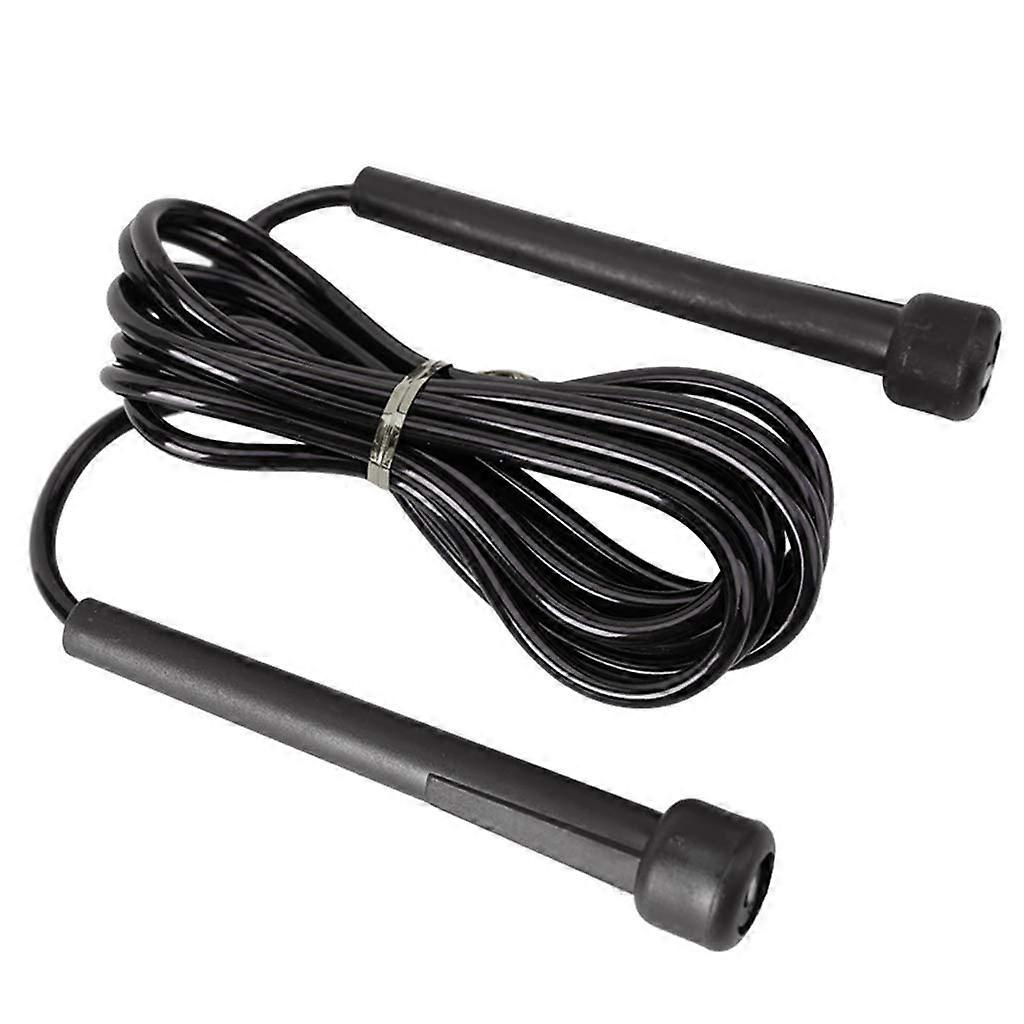 Good Quality 3 Metre Pro Speed Black Skipping Rope Skipping Speed Exercise Rope Skipping Rope ABS