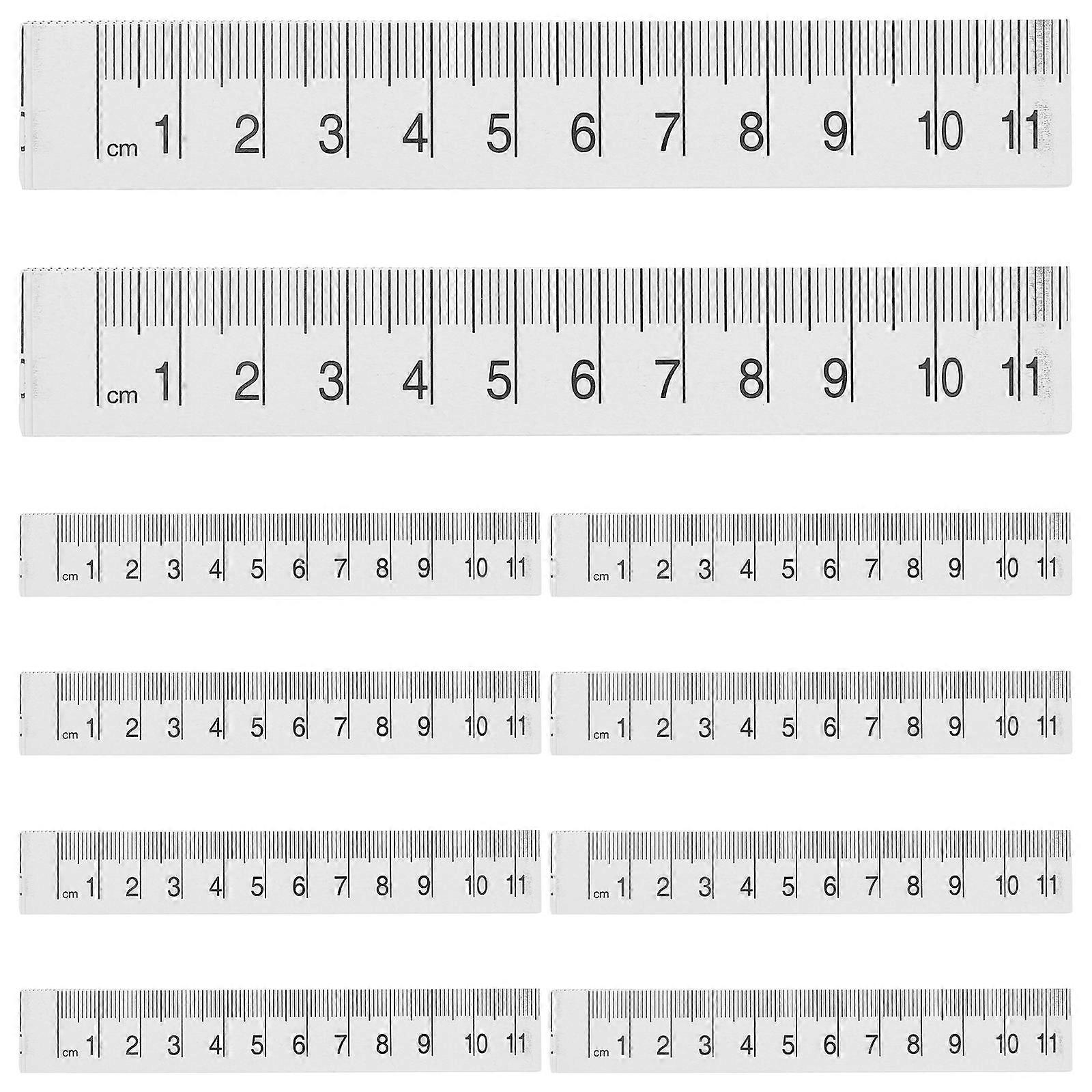 10pcs Flexible Paper Tape Measure for Body Sewing Tailoring Lightweight Portable Ruler for Crafting and Measuring Activities