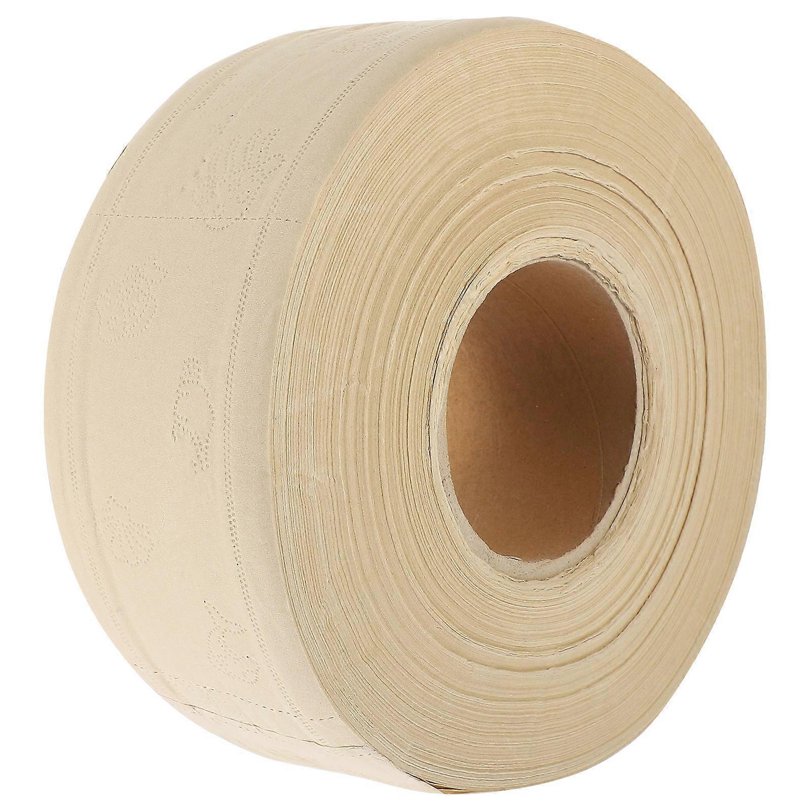 Double Length Toilet Tissue Paper Household Toilet Paper For Home Office Workshop Daily Life 21x9cm Wood Pulp 1Pack