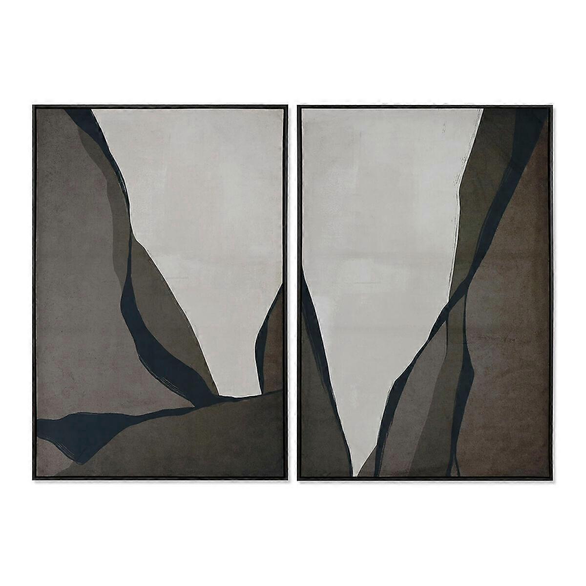Canvas Home ESPRIT Velvet Canvas 83 x 3.8 x 123 cm