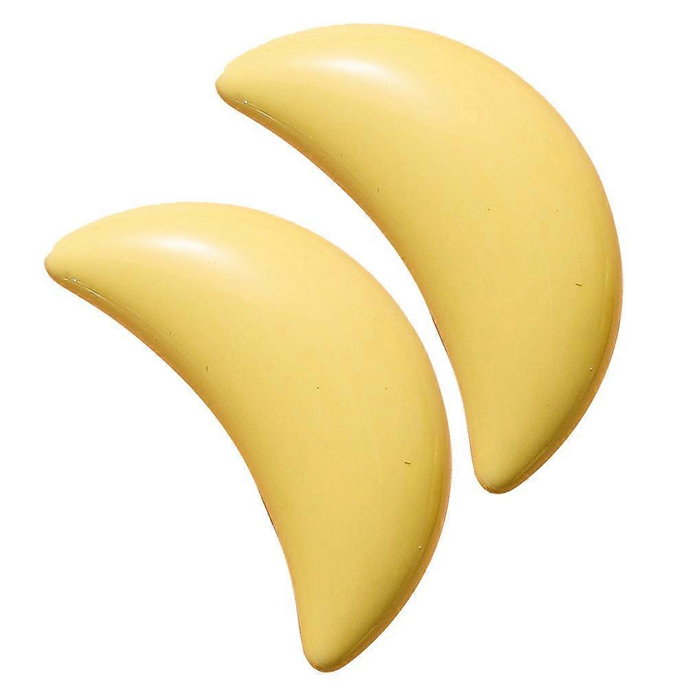 Delicate Design Furniture Knob Moon Shape for Drawer Cabinet Furniture Door Ceramic 2Pcs