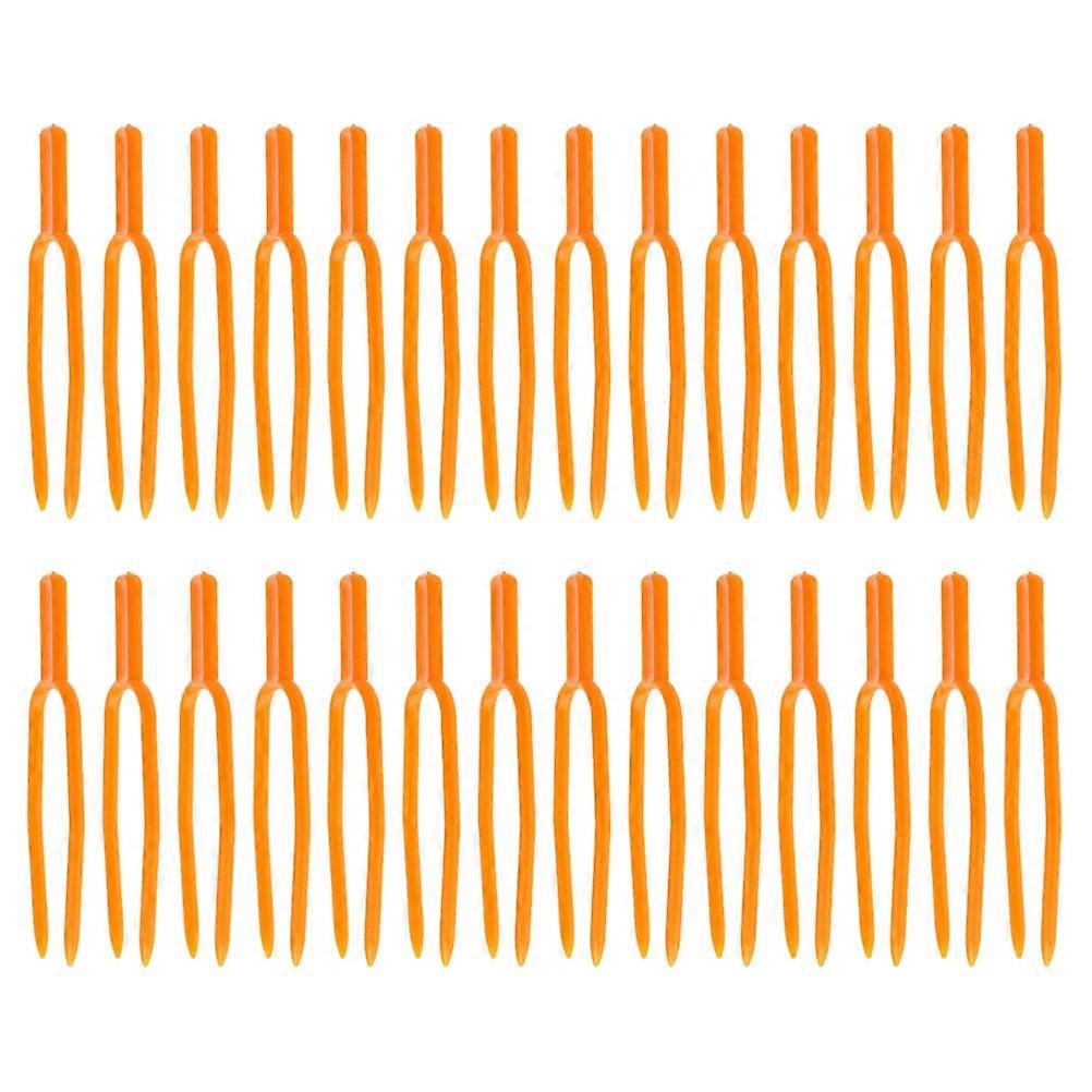 200pcs Reusable Plastic Plant Clips for Gardening Support – Smooth Surface Clamps to Secure Strawberry, Watermelon & Stolon Plants Without Vine Damage
