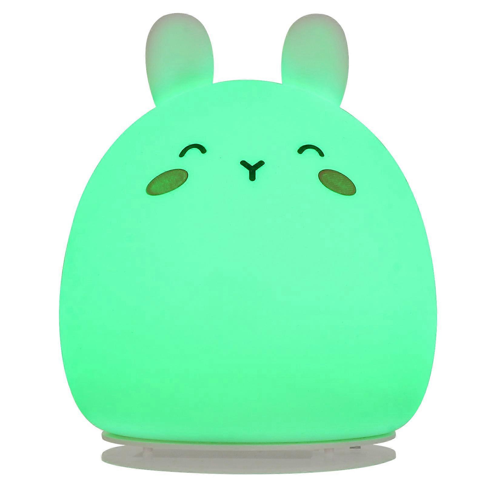 Convenient Table Lamp USB Charging Night Light 10.2x10.2x11cm Assorted Color 1Set