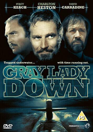 Gray Lady Down DVD (2008) Charlton Heston Greene (DIR) cert PG - Region 2