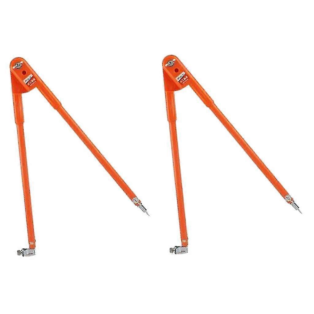 2pcs/set Carpenter Precision Pencil Compasses, Large Diameter with Pencil S
