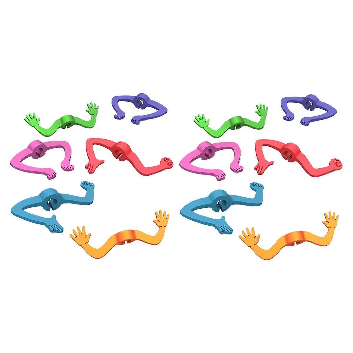 6Pcs Wine Glass Marker Silicone Wine Drink for Party Assorted Colours