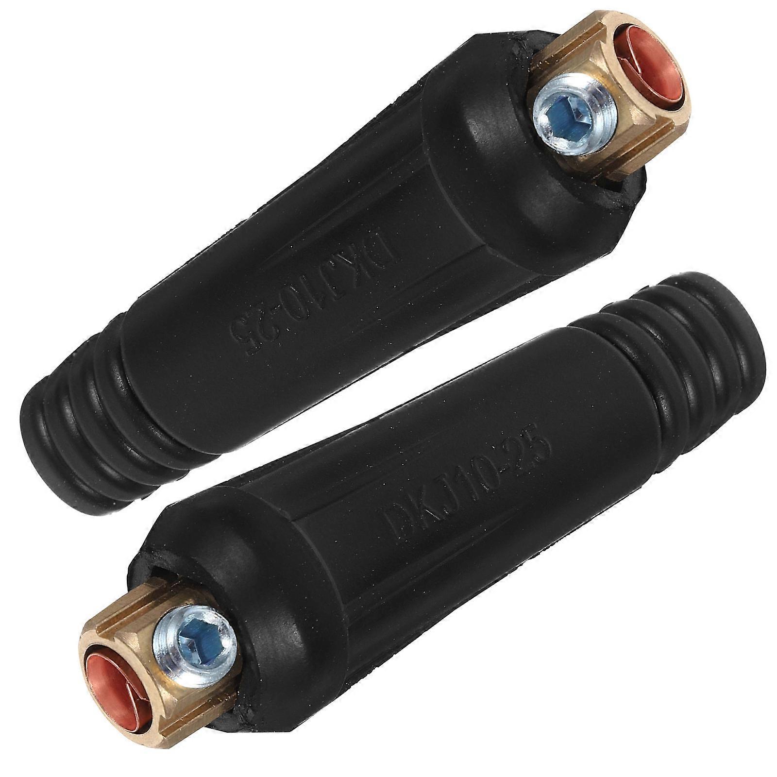 Cable Quick Fitting Welding Cable Panel Connector Electric Welding Machine Attachment Black 7.50X2.30X2.30CM Safe Operation 1 Set