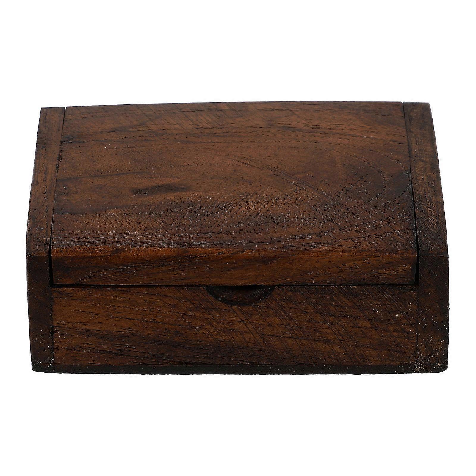 1Pc Desktop Cards Storage Container Smooth Name Cards Display Box for Shop Use