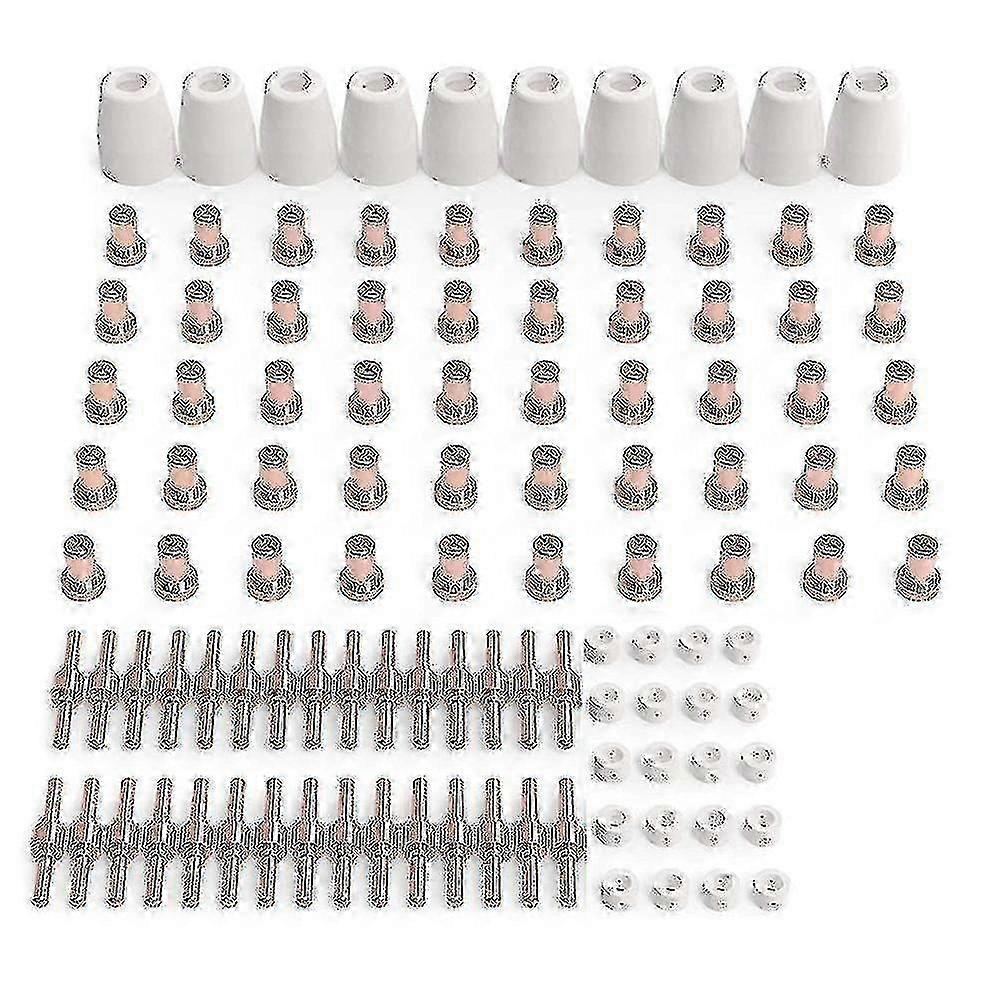 110 Pcs Plasma Cutting Consumables Suitable for Certain Plasma Cutters 
