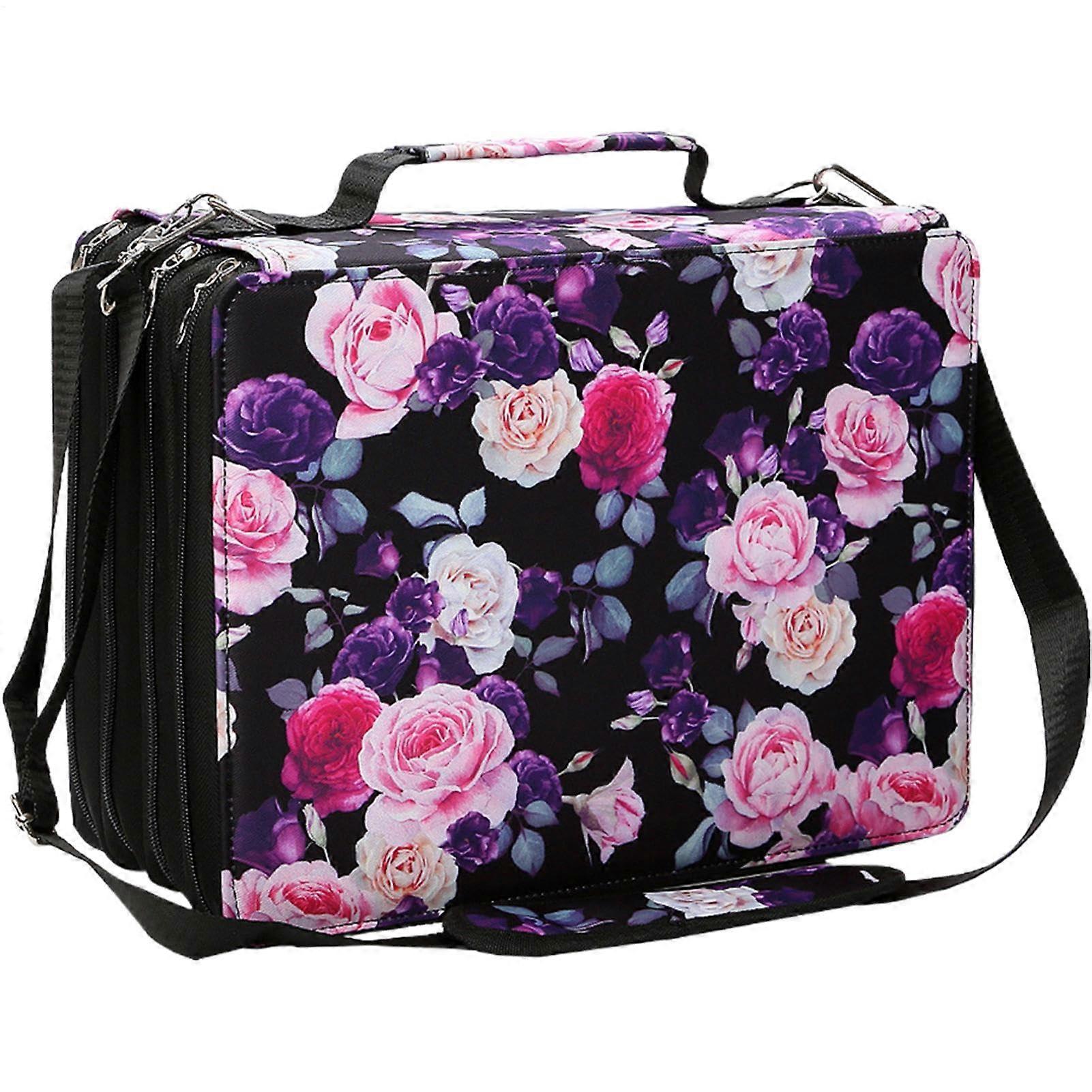 Pen Organizer Desk Large Pencil Case, 35cm Desk Pen Holder for Storage 4Layer Case with 224 Compartments