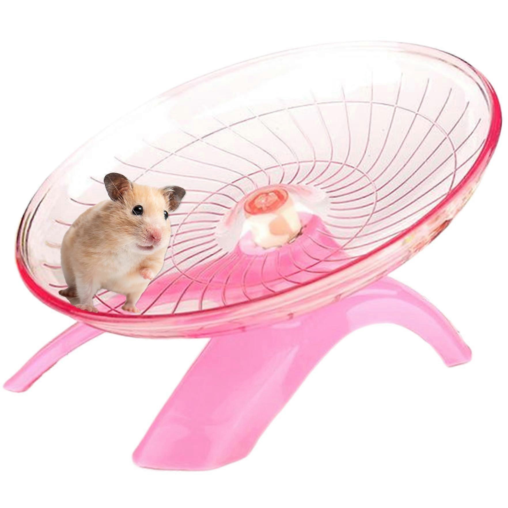 Hamster Wheel, 18 cm/7.1 Inch Silent Flying Saucer Hedgehog Wheel, Silent Running Exercise Wheel, Hamster Flying
