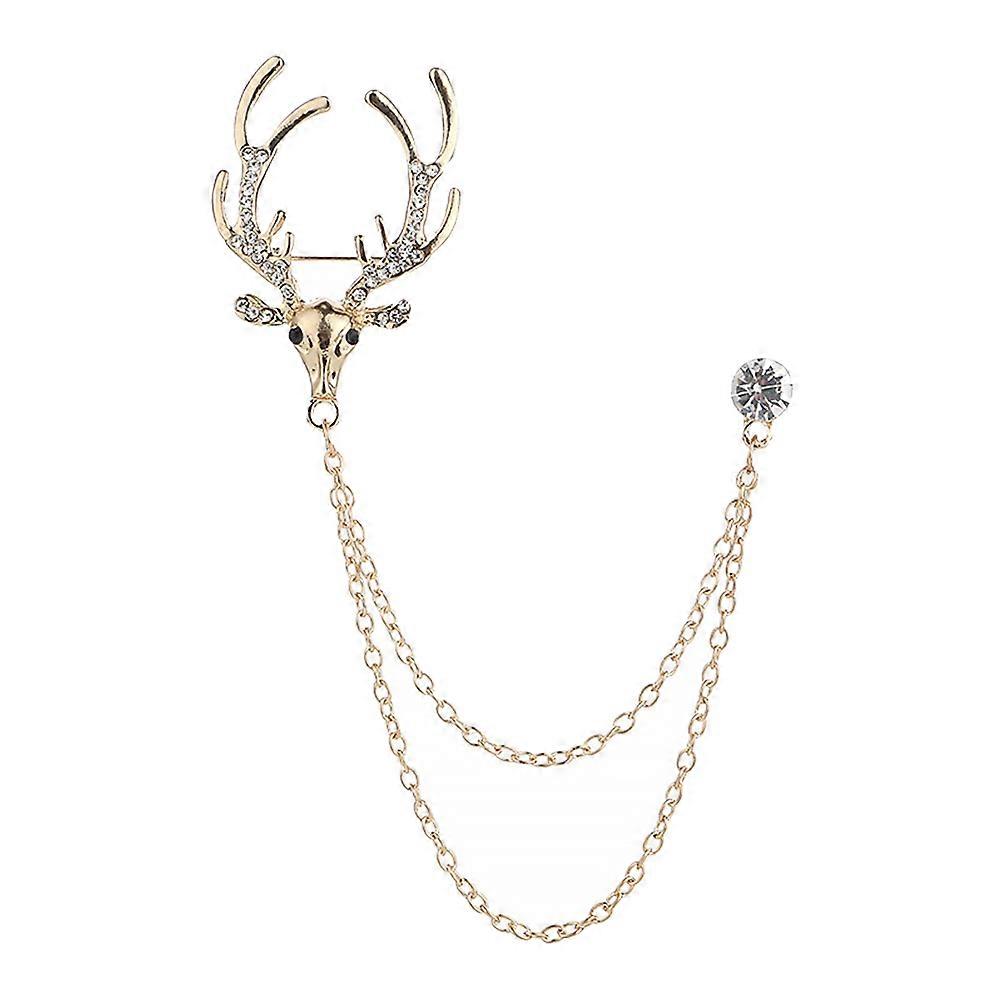 Accessory Men Chain Brooch Pin 13X5CM 1Pc