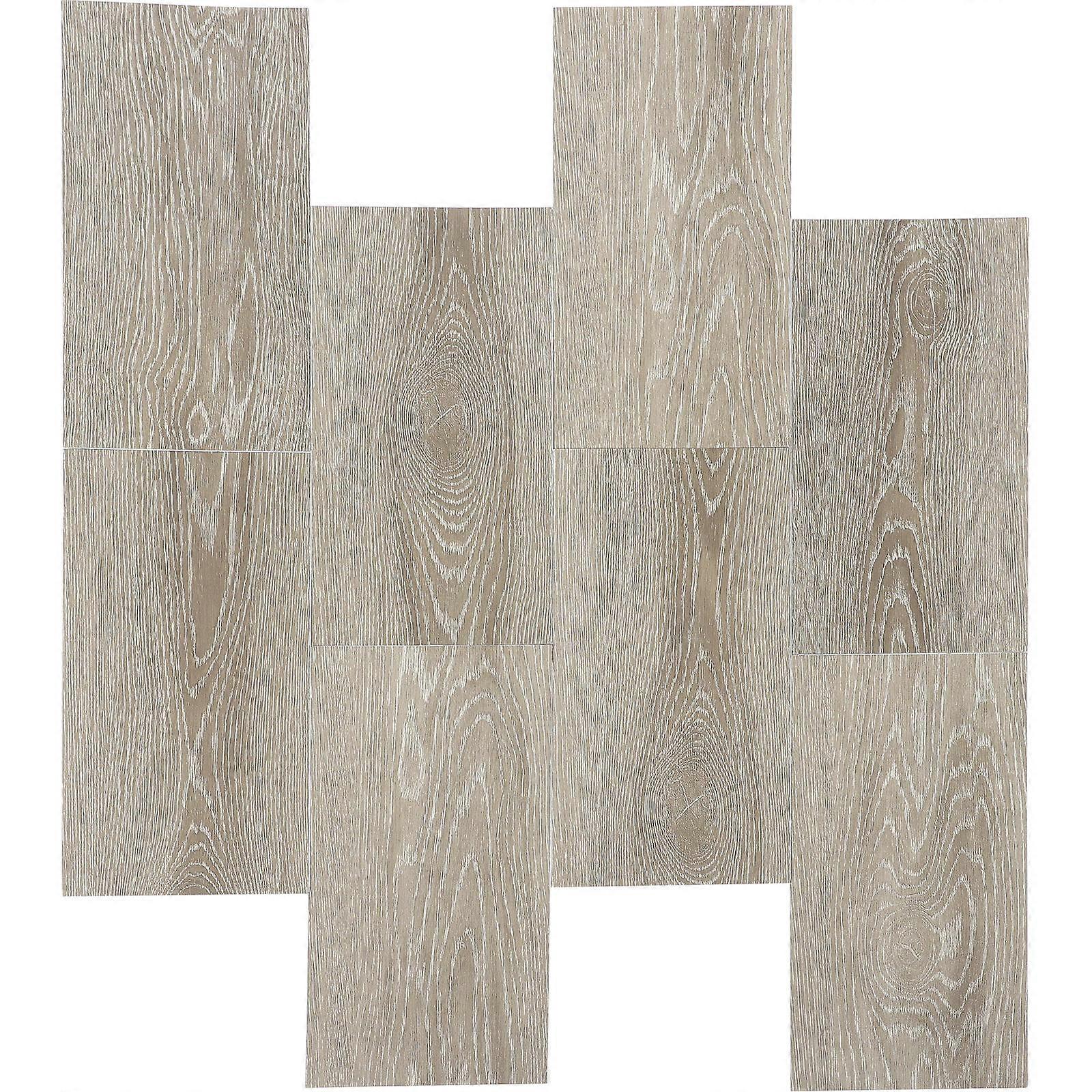 Self-Adhesive Floor Sticker Peel and Stick Easy to Clean Rectangular Shape For Rental Apartments 8Pcs