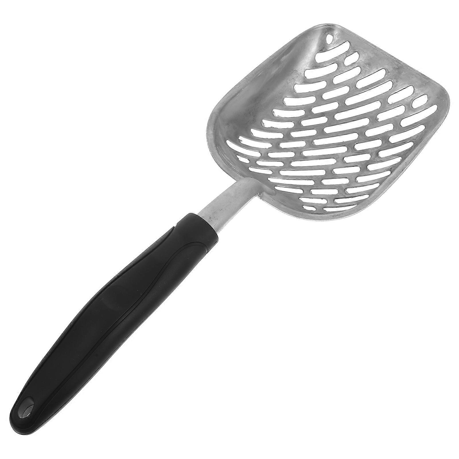 Ergonomic Cat Litter Scoop with Flat Head and Hanging Design for Easy Litter Box Maintenance
