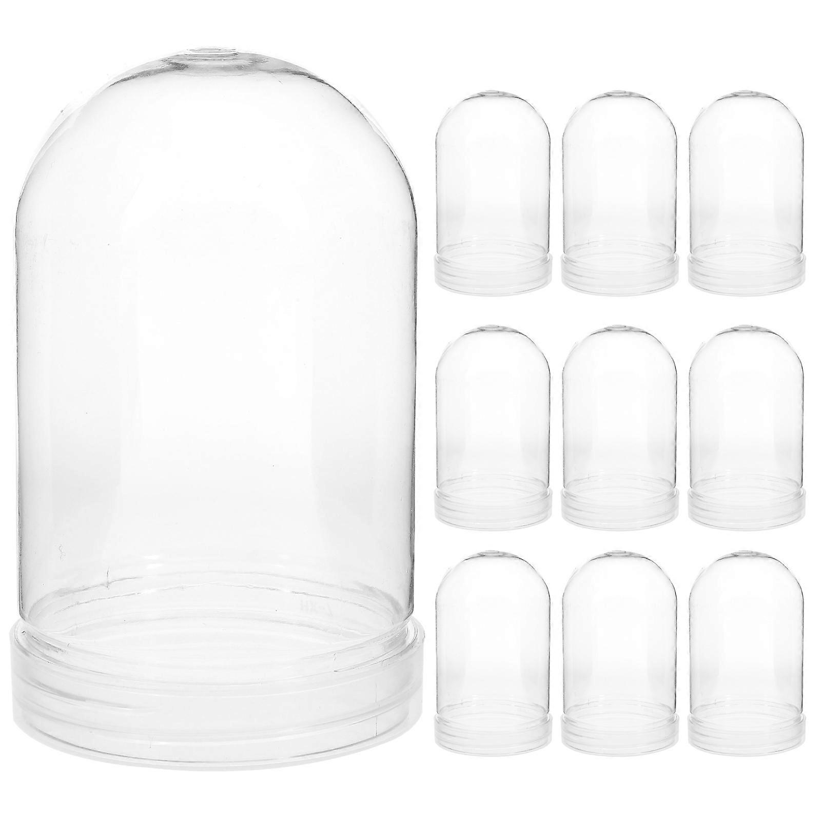 Globe Clear Compact Plastic Diy Water Globes Holiday Decorations Professionals 10Pcs